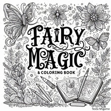 Load image into Gallery viewer, Fairy Magic Coloring Book (Digital Download-PDF)
